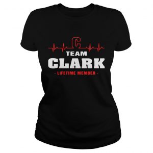 Ladies Tee Team Clark lifetime member shirt