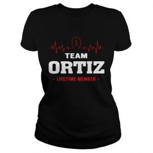 Ladies Tee Team Ortiz lifetime member shirt
