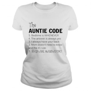 Ladies Tee The auntie code shirt