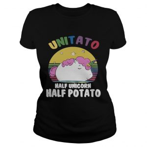 Ladies Tee Unitato half unicorn half potato shirt
