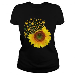 Ladies Tee Weed sunflower shirt