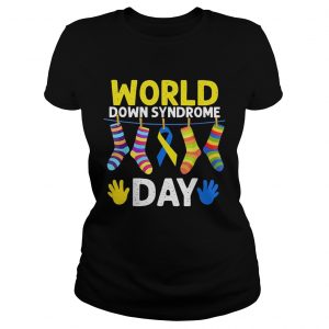 Ladies Tee World down syndrome day shirt