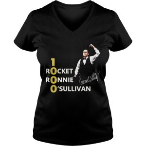 Ladies Vneck 1000 Rocket Ronnie OSullivan shirt