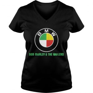 Ladies Vneck BMW Bob Marley and the Wailers shirt
