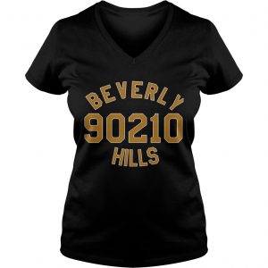 Ladies Vneck Beverly Hills 90210 shirt