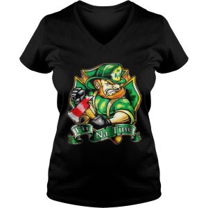 Ladies Vneck Fir na tine Irish Firefighter shirt