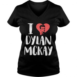 Ladies Vneck Gildantee Beverlys Hills 90210 I Love Dylan McKay Shirt