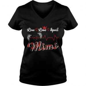 Ladies Vneck Mimi Live Love Spoil Heartbeat TShirt