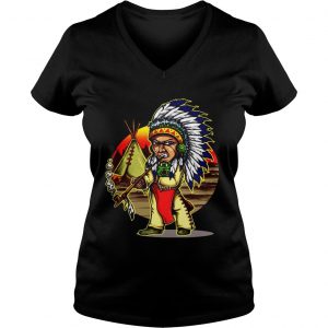 Ladies Vneck Native American Chieftain shirt