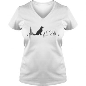 Ladies Vneckc Official Dog Heartbeat Unisex Shirt