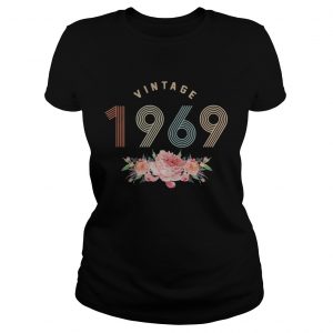 Official vintage 1969 flower Ladies Tee