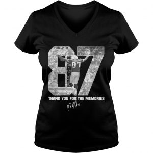 Rob Gronkowskis Thank You For The Memories Ladies Vneck