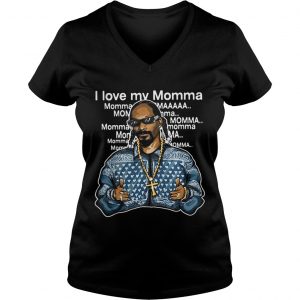 Snoop Dogg I love my Momma Ladies Vneck