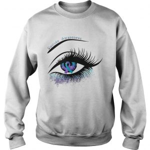 Sweatshirt Cancer suicide awareness in the eye shirt