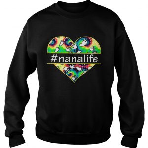 Sweatshirt Colorful heart Nanalife shirt