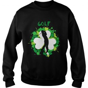 Sweatshirt Golf Shamrock Irish St Pattys Day Sport Shirt