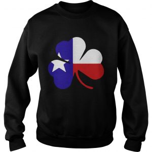 Sweatshirt Irish Texas Flag Shamrock St Patricks TShirt