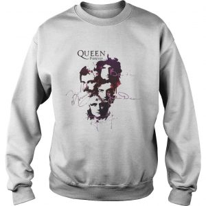 Sweatshirt Queen Queen band Queen forever all signatures Freddie Mercury shirt