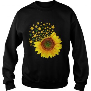 Sweatshirt Weed sunflower shirt
