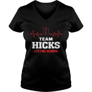 Team Hicks lifetime member Ladies Vneck