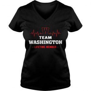 Team Washington lifetime member Ladies Vneck