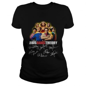 The Big Bang theory all signatures Ladies Tee