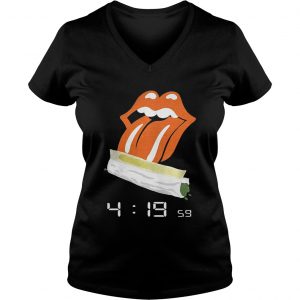 The Rolling Stones Tongue 4 19 59 Ladies Vneck
