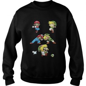 Toon Link Zelda fusion Mario Sweatshirt