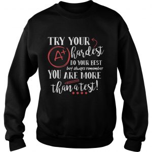 Try Your Hardest Do Your Best Gift Sweatshirt