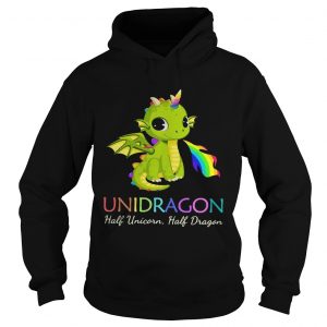 Unidragon half unicorn half unicorn LGBT Hoodie