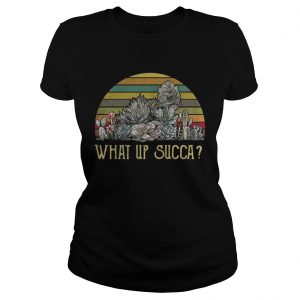What up Succa Sunset Ladies Tee