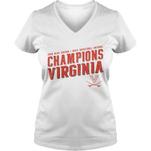 2019 NCAA Division I Mens Basketball National Champions Virginia Ladies Vneck