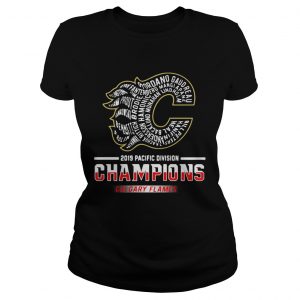 2019 Pacific division champions Calgary Flames Ladies Tee