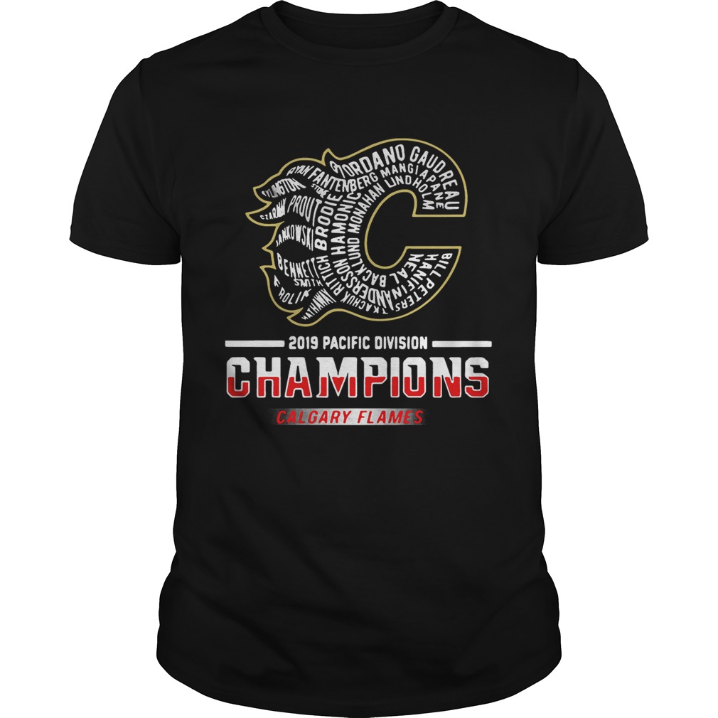 2019 Pacific division champions Calgary Flames tshirt