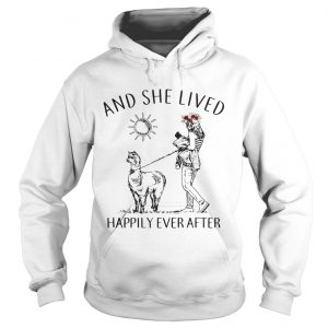 Alpaca and she lived happily ever after Hoodie