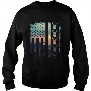 American flag hunting Sweatshirt