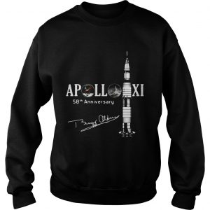 Apollo 11 50th anniversary with Apollo astronaut Buzz Aldrin signature Sweatshirt