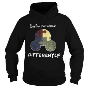 Autism Mickey mouse seeing the world differently Hoodie