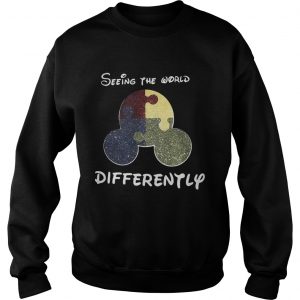 Autism Mickey mouse seeing the world differently Sweatshirt