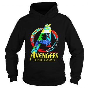 Avengers Endgame logo full colors Hoodie