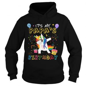 Awesome It’s My Papa’s Birthday Funny Kid Hoodie