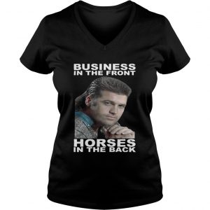 Billy Ray Cyrus business in the front horses in the back Ladies Vneck