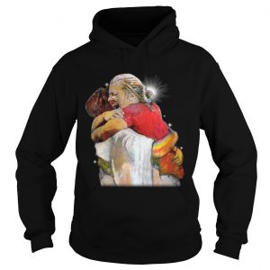 Christian First Day in Heaven Hug Of God Hoodie