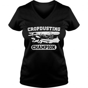 Crop Dusting Champion Ladies Vneck