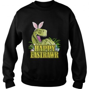 Dinosaur Bunny happy eastrawr easter Sweatshirt