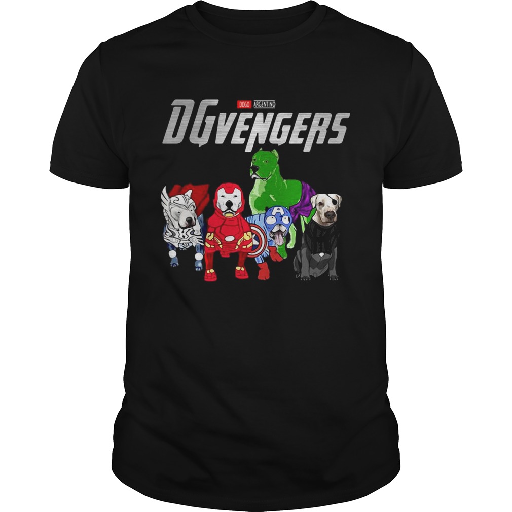 Dogo Argentino DGvengers Avengers endgame shirt