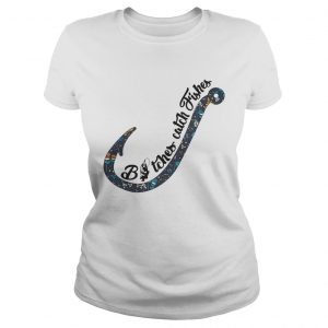 Flower Bitches catch fishes Ladies Tee