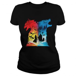 Game Of Thrones Book of fire and ice Ladies Tee