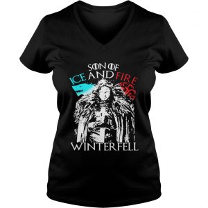 Game of Thrones Son of ice and fire winterfell Ladies Vneck