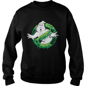 Ghostbusters Classic Slim Ghost Logo Graphic Funny Gift Sweatshirt